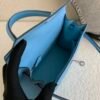 Top Handmade Kelly 25CM 7N Celeste Epsom Leather Silver Hardware 1:1 to make