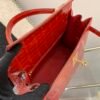 Full Handmade Kelly 28CM 95 Braise Porosus Leather Gold Hardware 1:1 to make