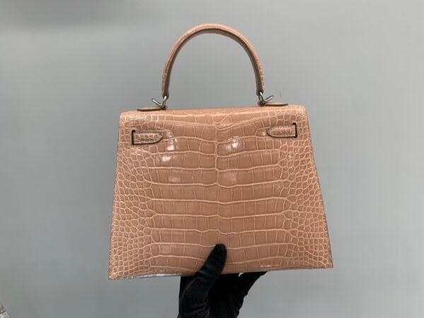 wsxc1782490395564_1 Top Quality Kelly 25cm 94 Terre Cuite Alligator Leather Silver Hardware