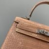wsxc1782490395564_2 Top Quality Kelly 25cm 94 Terre Cuite Alligator Leather Silver Hardware