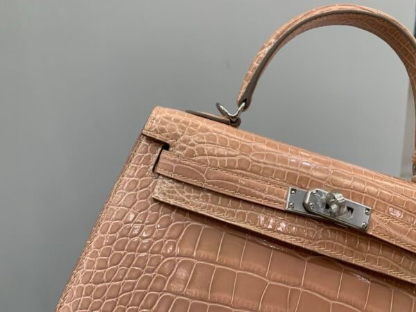 wsxc1782490395564_2 Top Quality Kelly 25cm 94 Terre Cuite Alligator Leather Silver Hardware