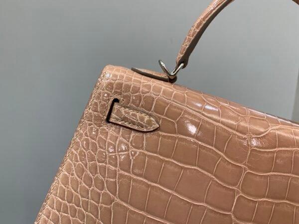 wsxc1782490395564_3 Top Quality Kelly 25cm 94 Terre Cuite Alligator Leather Silver Hardware