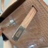 wsxc1782490395564_7 Top Quality Kelly 25cm 94 Terre Cuite Alligator Leather Silver Hardware
