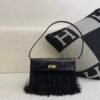 wsxc1782490403261_0 Special Order Kelly Elan 28CM 89 Nior Alligator Leather Gold Hardware Feather-style tassels