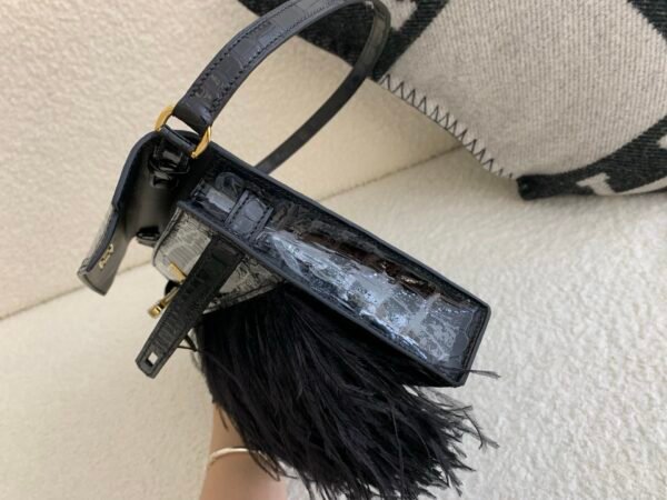wsxc1782490403261_7 Special Order Kelly Elan 28CM 89 Nior Alligator Leather Gold Hardware Feather-style tassels