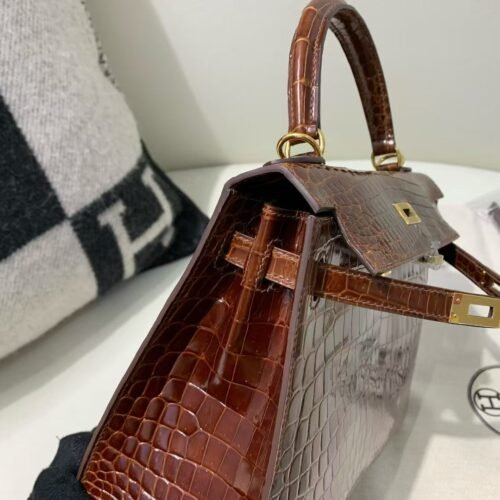 wsxc1783617493889_4 Top Handmade Kelly 25cm 28 CARAMEL Niloticus Leather Gold Hardware