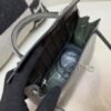 Kelly 25cm Top Handmade 88 Graphite Alligator Leather Silver Hardware