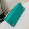 Kelly 25cm Custom Made Alligator Leather O6 Vert Jade Gold Hardware
