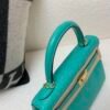 Kelly 25cm Custom Made Alligator Leather O6 Vert Jade Gold Hardware