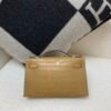 wsxc1783994473178_1 Kelly Pochette 22CM 4B Biscuit Original Alligator Leather Gold Hardware Top Handmade