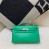 Top Handmade Kelly Pochette 22CM Global Sales 0Z Vert Comics Silver Hardware
