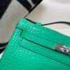 Top Handmade Kelly Pochette 22CM Global Sales 0Z Vert Comics Silver Hardware