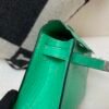 Top Handmade Kelly Pochette 22CM Global Sales 0Z Vert Comics Silver Hardware