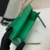 Top Handmade Kelly Pochette 22CM Global Sales 0Z Vert Comics Silver Hardware