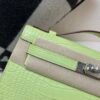 France Shipping Kelly Pochette 22cm Alligator Leather Gold Hardware R9 Jaune Bourgeon