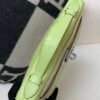 France Shipping Kelly Pochette 22cm Alligator Leather Gold Hardware R9 Jaune Bourgeon