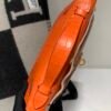 New custom made Kelly Pochette 22CM 93 Orange Alligator Leather Gold Hardware Full Handmade