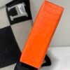 New custom made Kelly Pochette 22CM 93 Orange Alligator Leather Gold Hardware Full Handmade