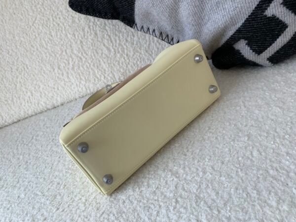USA shipping Kelly 25cm i8 Jaune milton Swift Leather 1:1 to make SHW