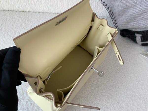 USA shipping Kelly 25cm i8 Jaune milton Swift Leather 1:1 to make SHW