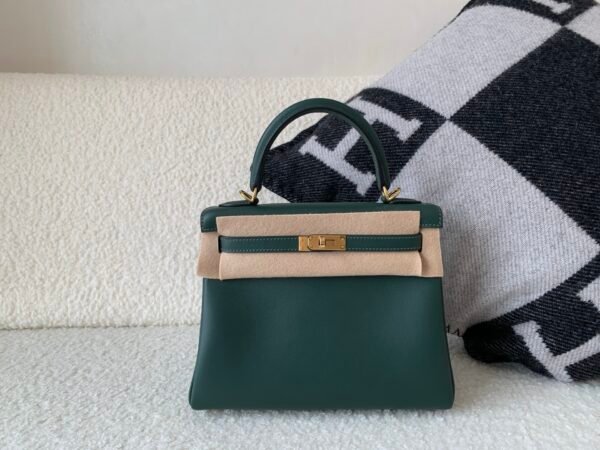 Top Handmade V0 Vert Rousseau Swift Leather Gold Hardware 1:1 to make