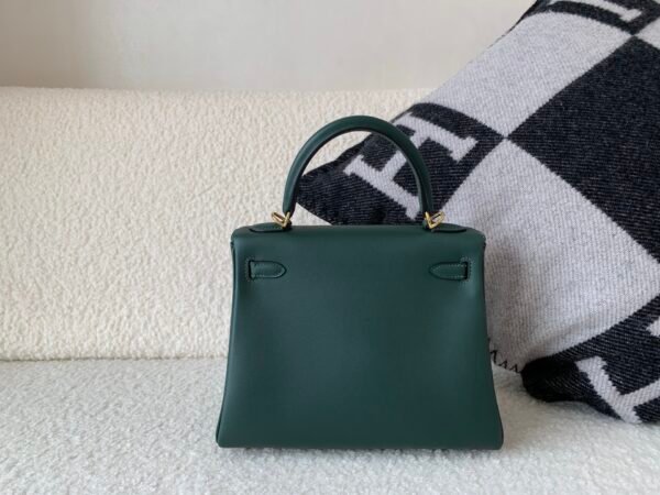 Top Handmade V0 Vert Rousseau Swift Leather Gold Hardware 1:1 to make