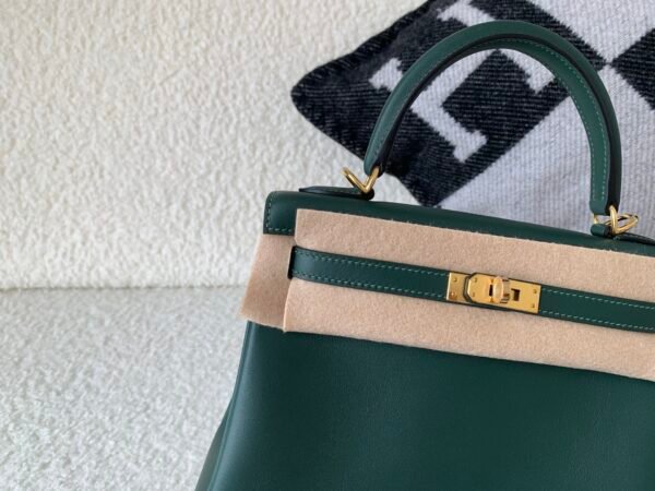 Top Handmade V0 Vert Rousseau Swift Leather Gold Hardware 1:1 to make