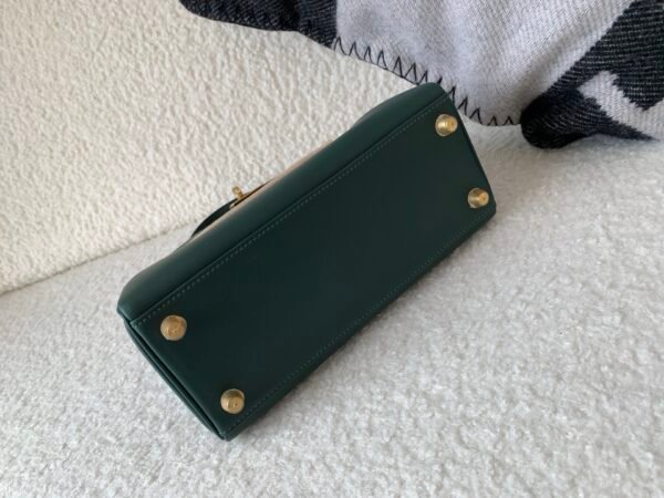 Top Handmade V0 Vert Rousseau Swift Leather Gold Hardware 1:1 to make