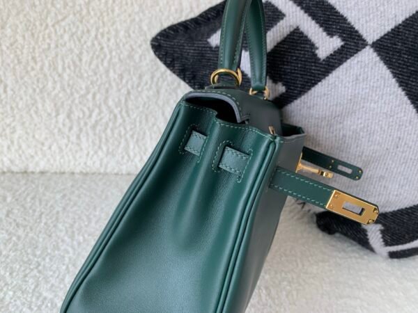 Top Handmade V0 Vert Rousseau Swift Leather Gold Hardware 1:1 to make