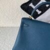 Global shipping Kelly 25cm S4 Deep Blue Swift Leather Full Handmade GHW