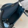 Global shipping Kelly 25cm S4 Deep Blue Swift Leather Full Handmade GHW