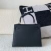 Top Handmade Kelly 25cm 89 Noir Alligator Leather Silver Hardware Original full package for shipping